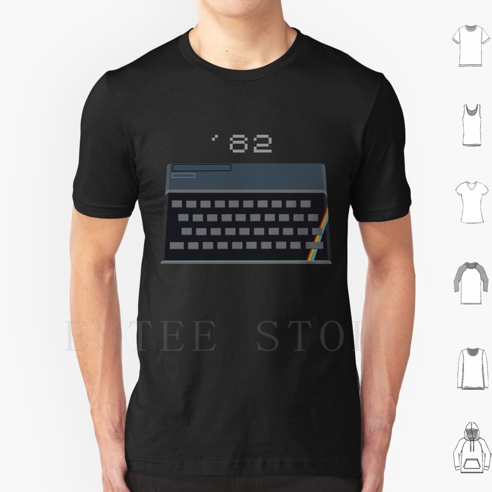 Retro Gaming Zx Spectrum - Spectrum-Now In (Clashing) Kaus Warna-warni Pria
