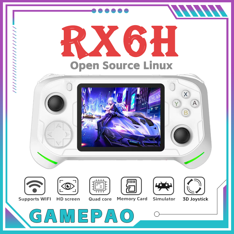 Retro Gaming Device Handheld - Konsol Video Game Genggam Retro RX6H