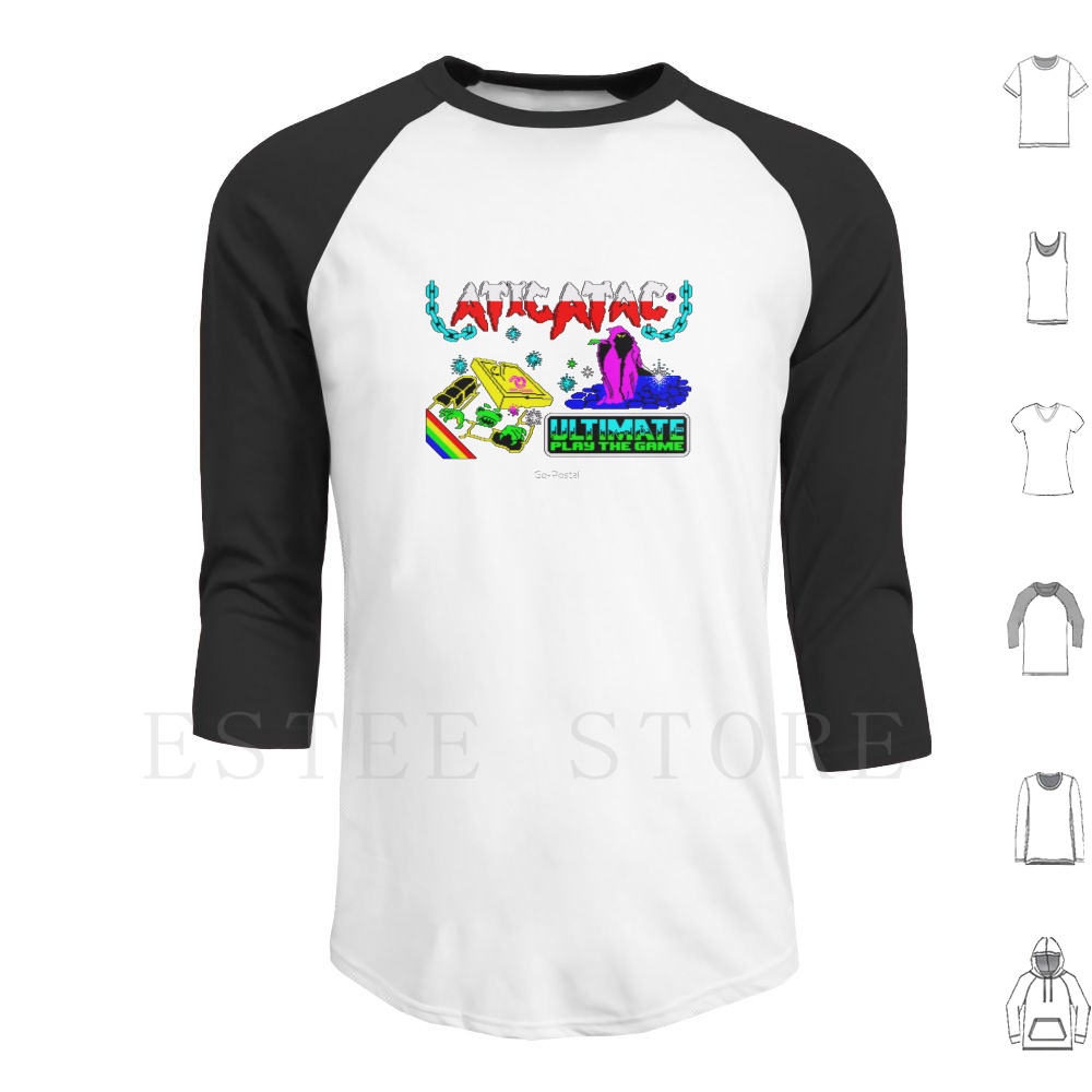 Retro Gaming Zx Spectrum - Atic Atac Retro Game Design Hoodie