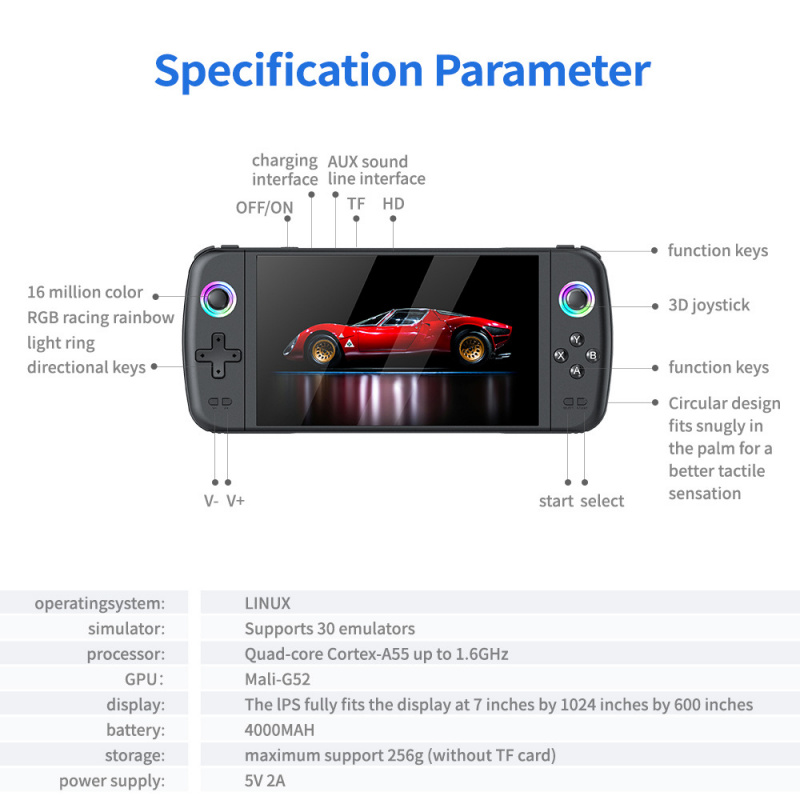 Konsol Game Genggam Layar Besa - Retro Gaming Device Handheld ulasan dan harga
