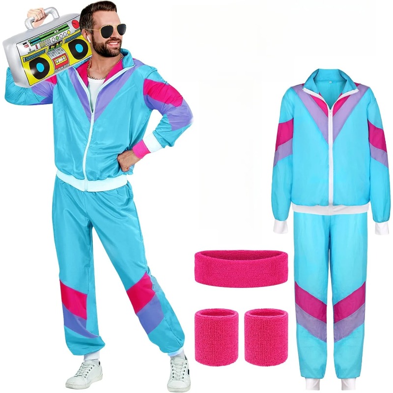 Kostum Gaun Mewah 80S 90S untu - Retro Gaming Jacket ulasan dan harga