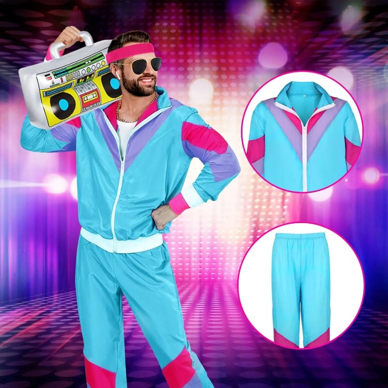 Kostum Gaun Mewah 80S 90S untu - Retro Gaming Jacket ulasan dan harga