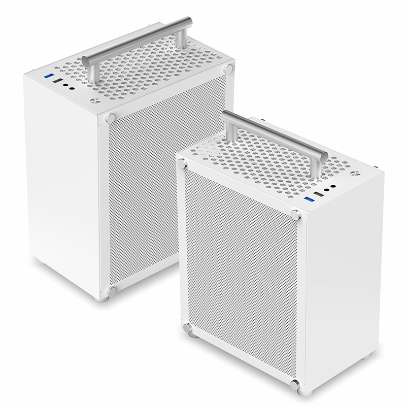 METALFISH T40 Mini ITX Casing  - Retro Gaming Pc Case ulasan dan harga