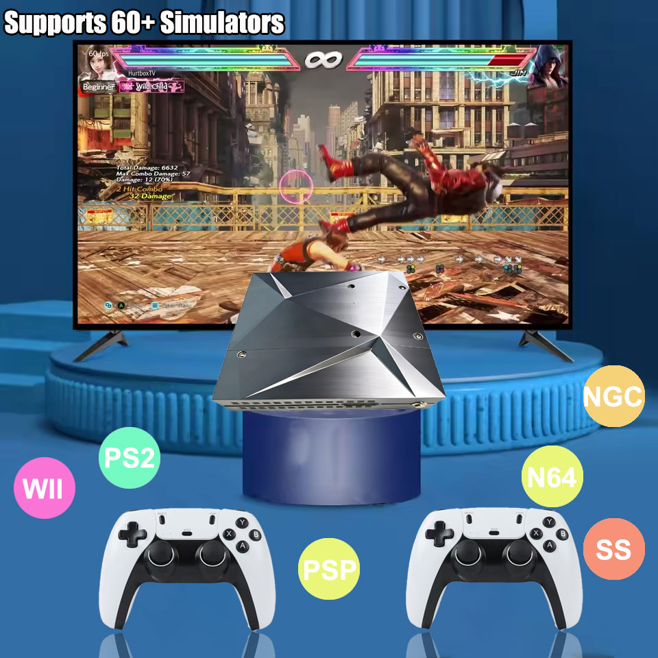Konsol Game Retro P88 500G/1T  - Retro Gaming Batocera ulasan dan harga