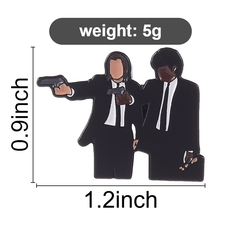 Pin Enamel Pulp Fiction, Lenca - Retro Gaming Jacket ulasan dan harga