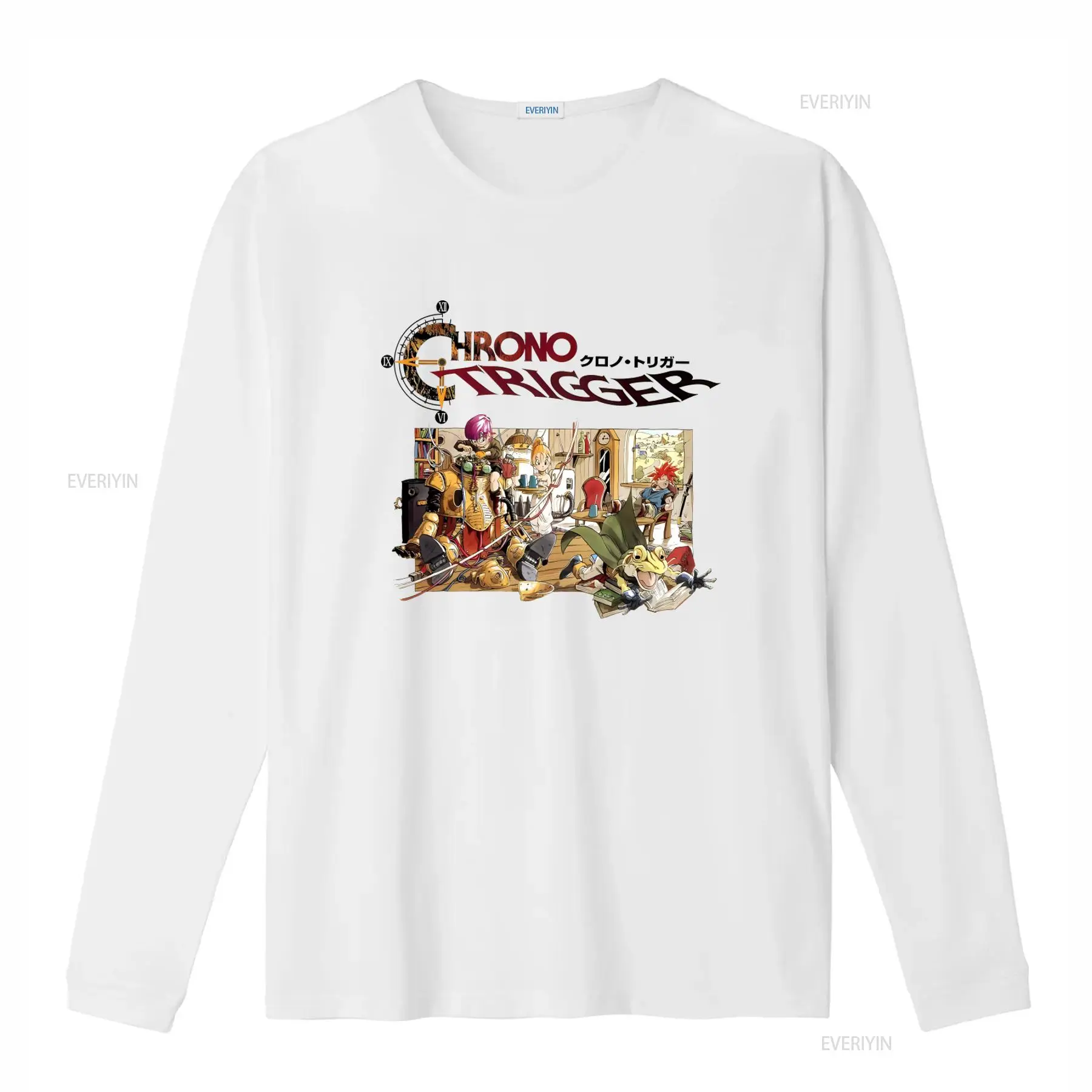 Kaos Logo Video Game Chrono Tr - Retro Gaming Videos ulasan dan harga