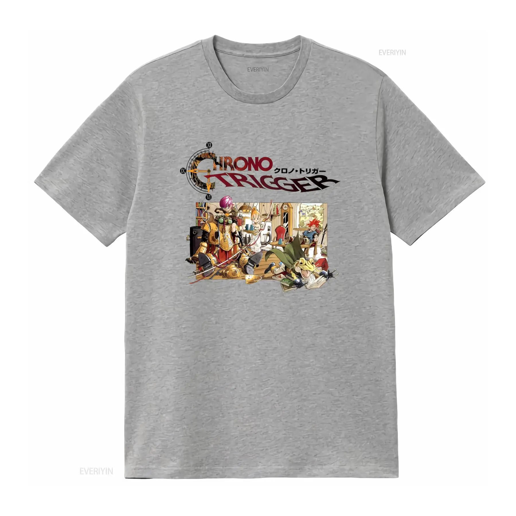 Kaos Logo Video Game Chrono Tr - Retro Gaming Videos ulasan dan harga