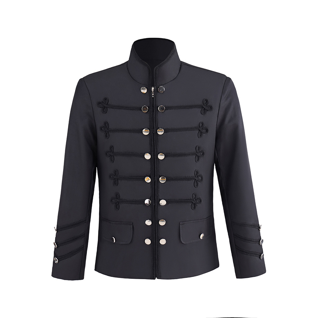 Jaket Militer Hitam Pria Kostu - Retro Gaming Jacket ulasan dan harga