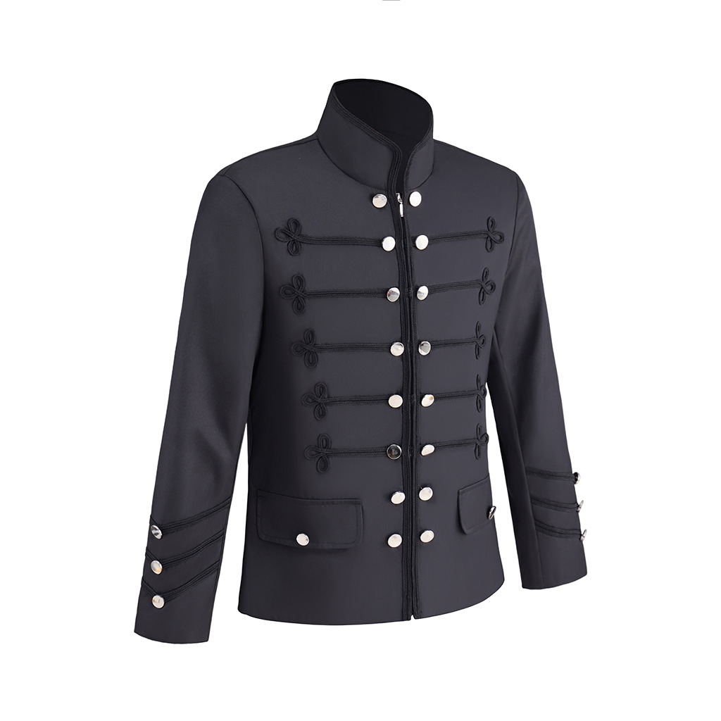Jaket Militer Hitam Pria Kostu - Retro Gaming Jacket ulasan dan harga