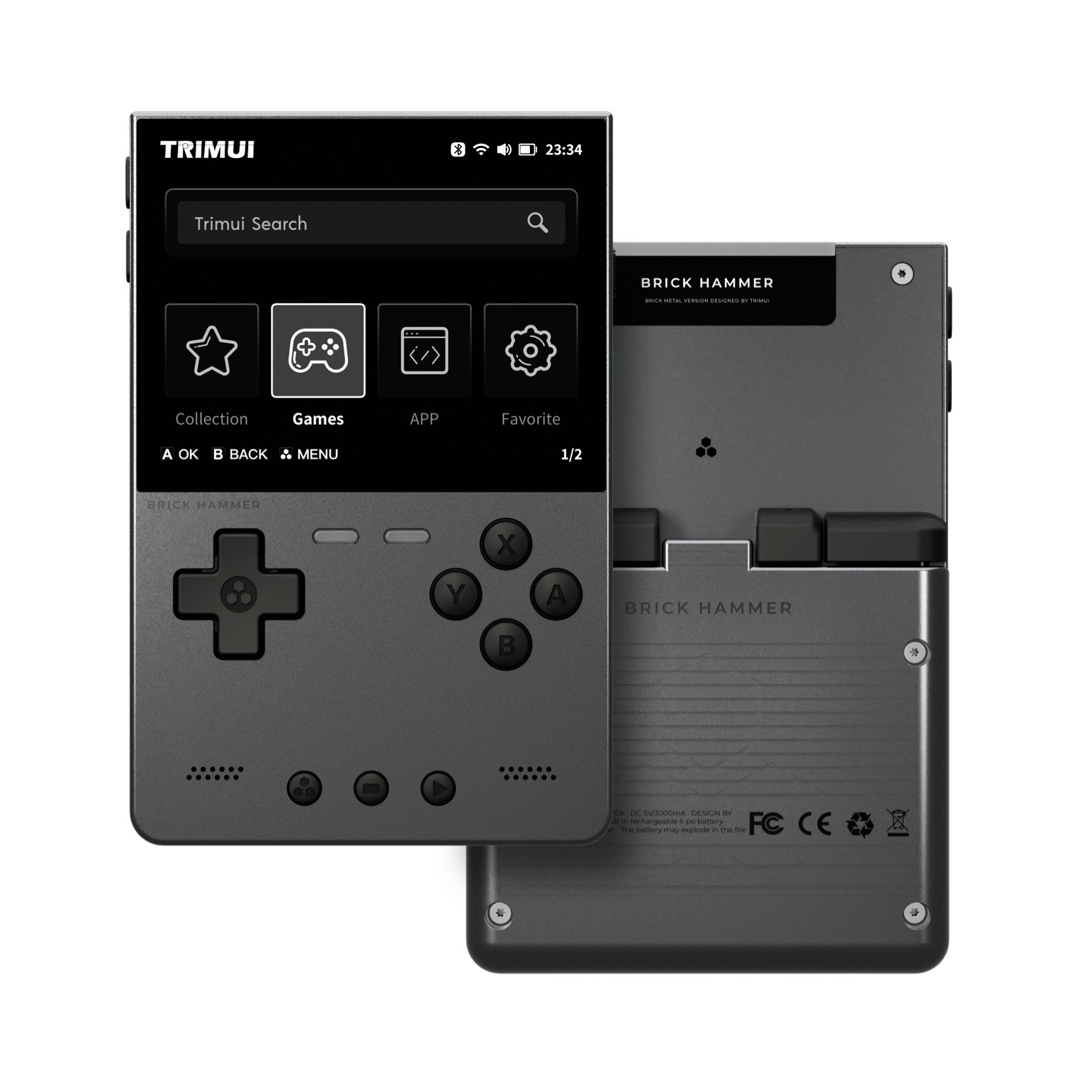 TRIMUI BRICK HAMMER Konsol Gam - Retro Gaming Device Handheld ulasan dan harga