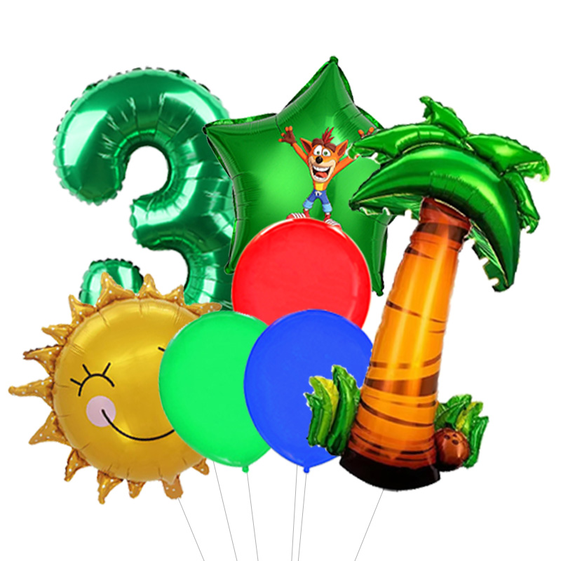 Balon Foil Aluminium Crash Ban - Retro Gaming Games ulasan dan harga