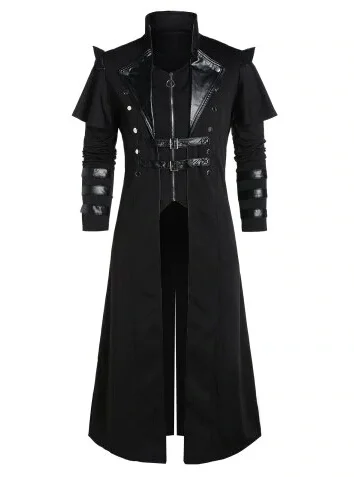 Jaket Panjang Steampunk Gothic - Retro Gaming Jacket ulasan dan harga