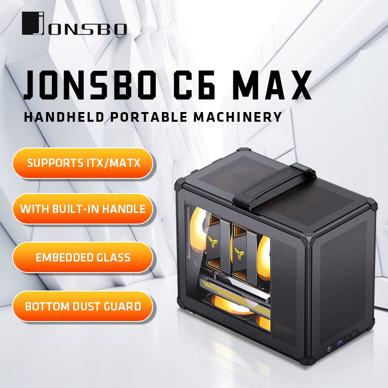 Casing JONSBO C6 MAX Mesh Hand - Retro Gaming Pc Case ulasan dan harga