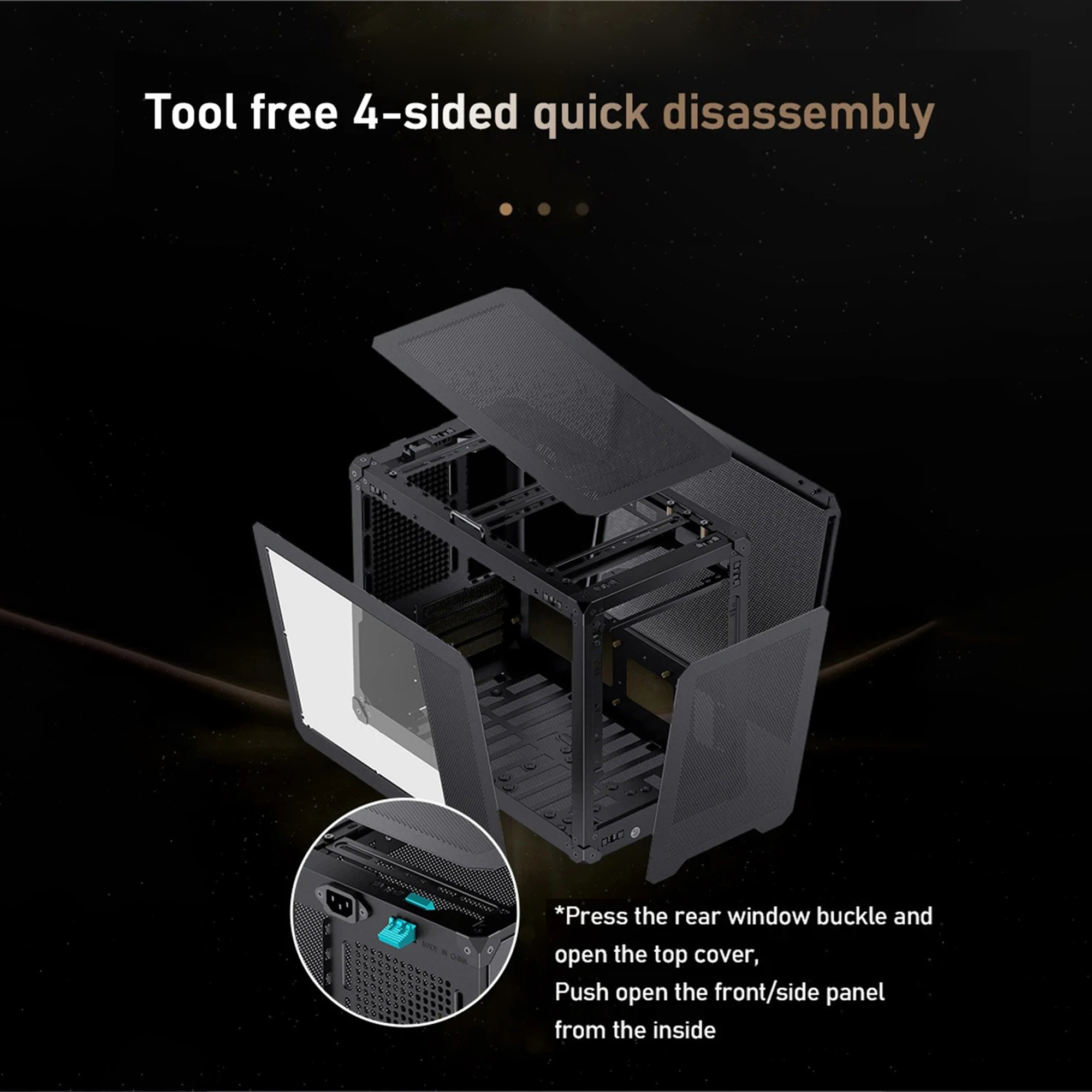 Casing JONSBO C6 MAX Mesh Hand - Retro Gaming Pc Case ulasan dan harga