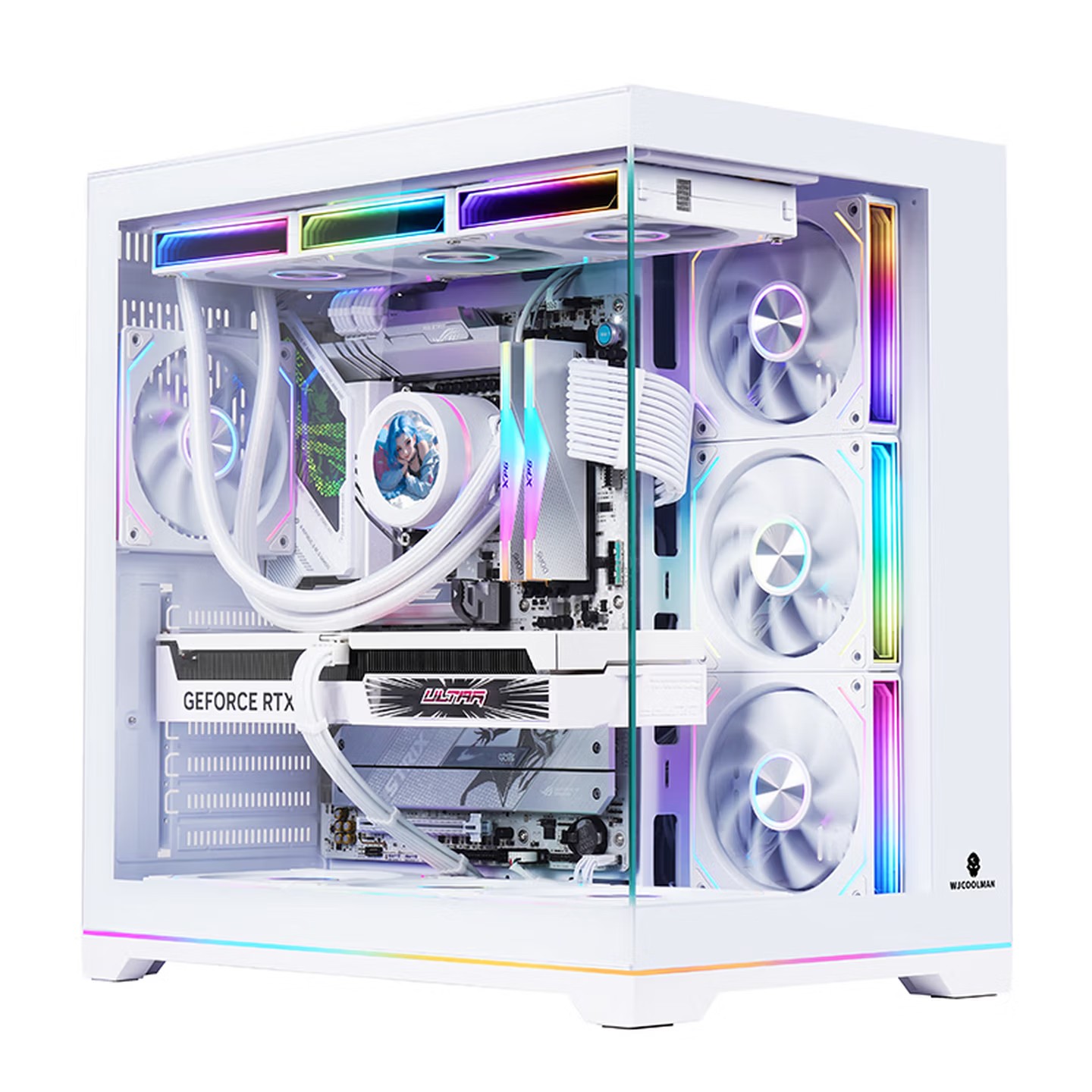 WJCOOLMAN Lonely Warrior PLUS  - Retro Gaming Pc Case ulasan dan harga