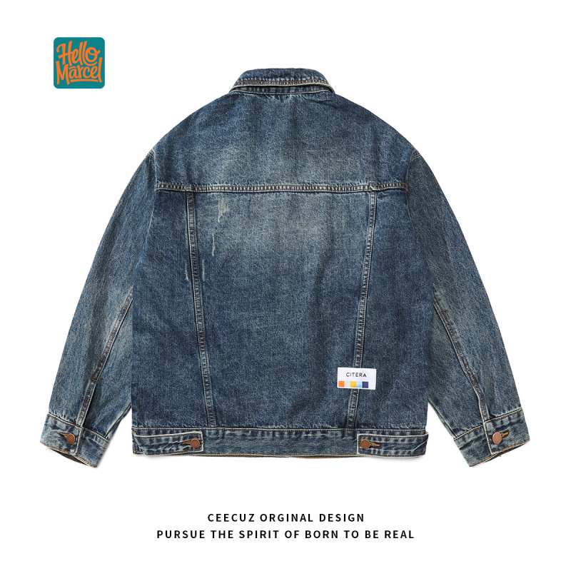 HELLOMARCEL Jaket Jeans Kualit - Retro Gaming Jacket ulasan dan harga