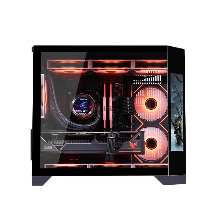 Casing PC Gamer MATX Mid-tower - Retro Gaming Pc Case ulasan dan harga