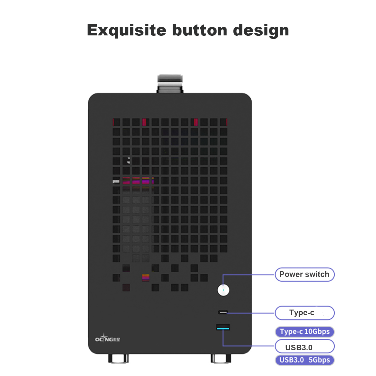 Casing Komputer OCNG Weijie PR - Retro Gaming Pc Case ulasan dan harga