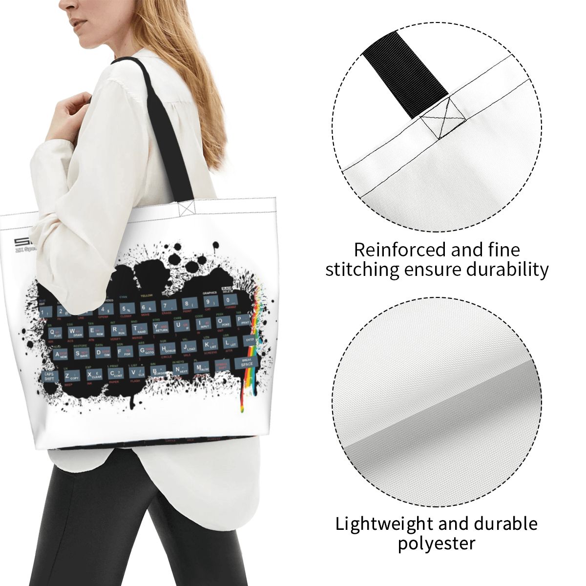 Tas Tote Belanja ZX Spectrum S - Retro Gaming Zx Spectrum ulasan dan harga