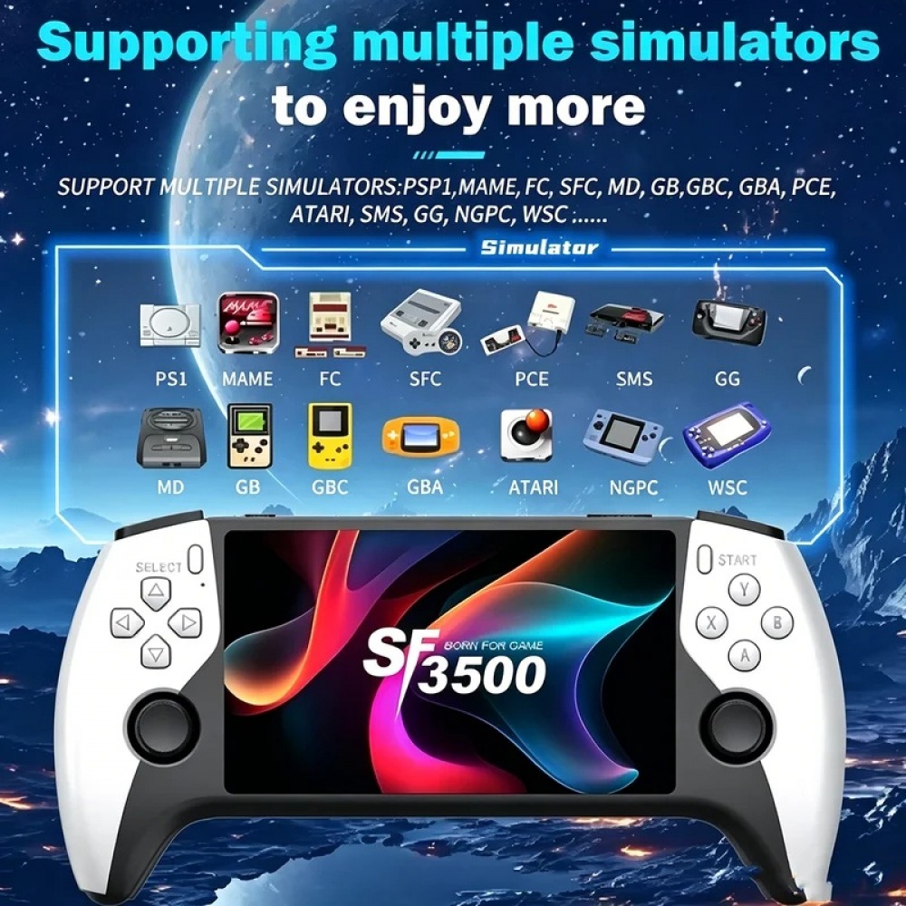 SF3500 Konsol Game Genggam 5 i - Retro Gaming Device Handheld ulasan dan harga