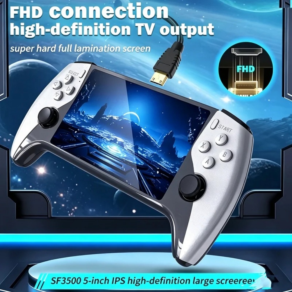 SF3500 Konsol Game Genggam 5 i - Retro Gaming Device Handheld ulasan dan harga