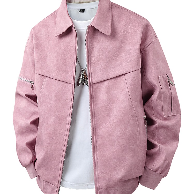 Jaket Bomber Kulit Retro Pria  - Retro Gaming Jacket ulasan dan harga